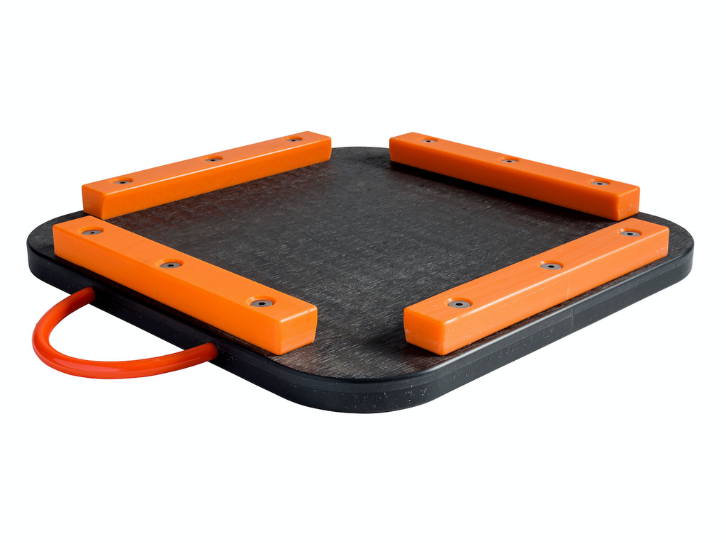 Safety Textured Surface Outrigger Pad 4 x 4 Ft x 1 Inch