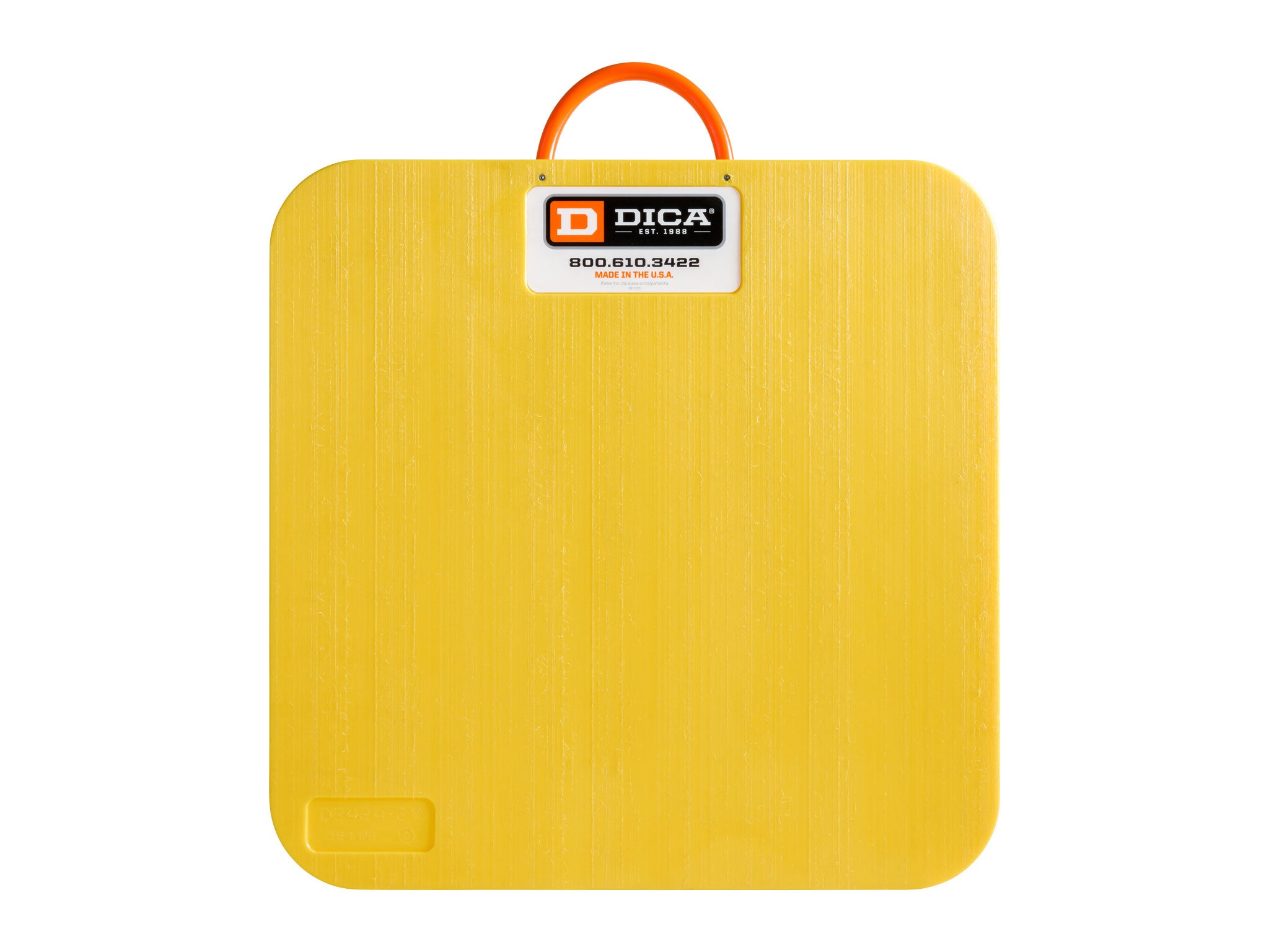 DICA Outrigger Pad 24"x24"x2" (Yellow)